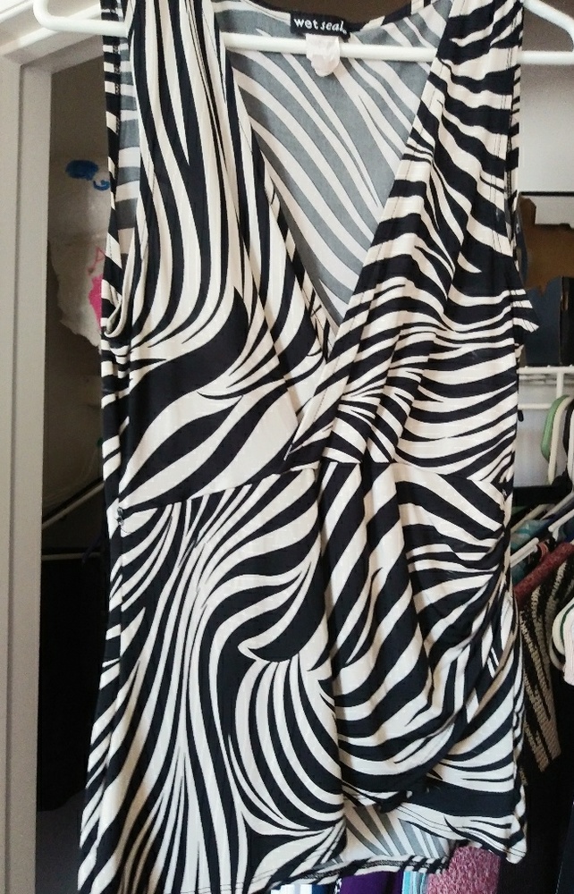 Zebra print blouse